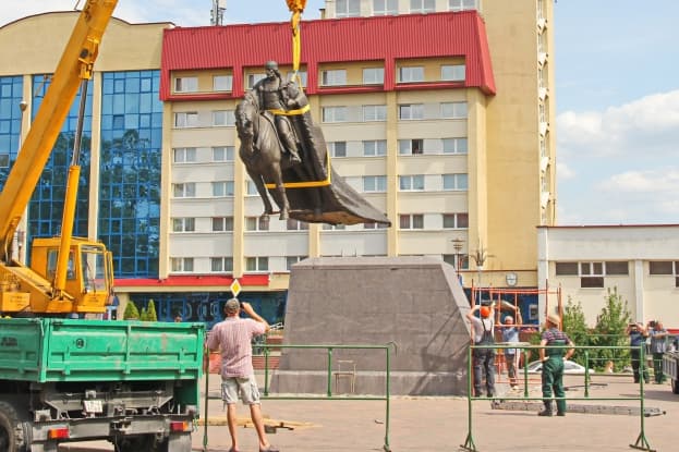 В Лиде устанавливают памятник великому князю Гедимину