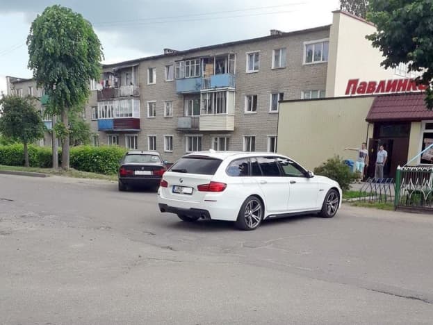 Лидчане «линчевали» литовца, который нарушил ПДД