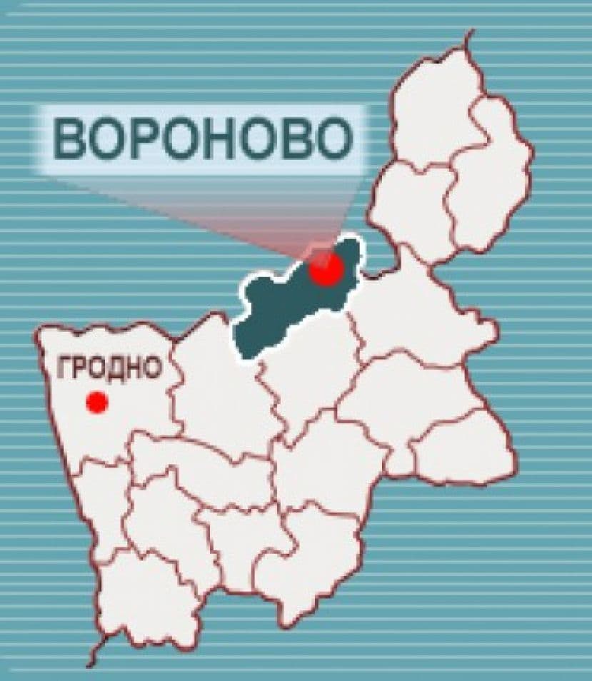 Вороново гродно карта